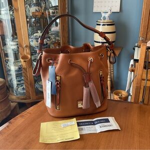Dooney & Bourke Caramel Cooper Drawstring